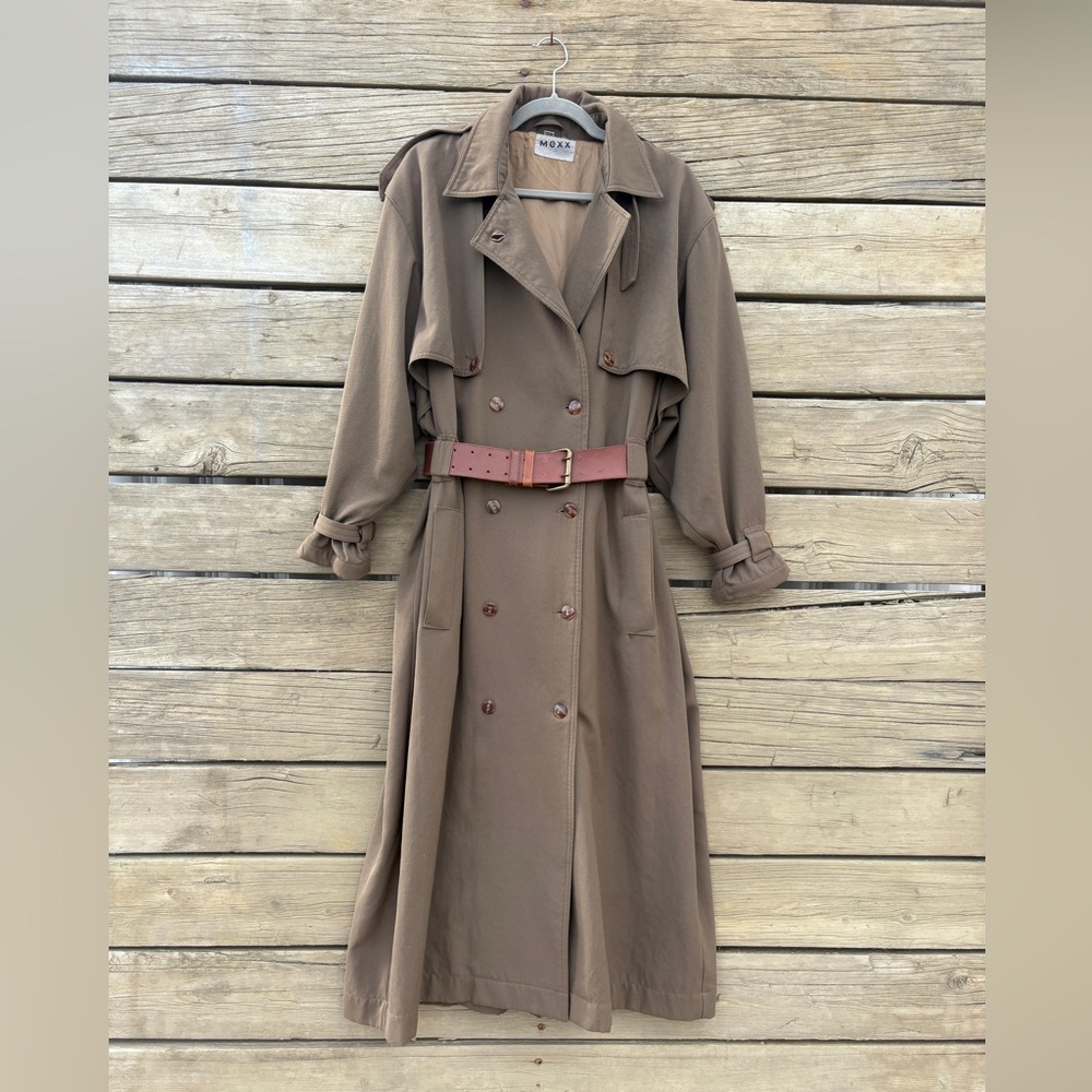 Vintage MEXX Long Trench Coat – Sz M (38)